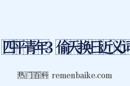 四平青年3偷天换日近义词是什么意思的图片